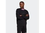 Sweatshirt ADIDAS SPORTSWEAR "M A SZN FT CRW", Herren, Gr. S, schwarz, Obermaterial: 100% Baumwolle, Rundhals, angesetztes Bündchen, Sweatshirts Sweatshirt, mit Rundhalsausschnitt, ohne Verschluss