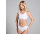 MP Damen Bikinislip mit mittelhohem Bund (3er-Packung) – Weiß - XS