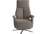 TV-Sessel SIT & MORE "TV Lazy", beige (taupe), B:75cm H:113cm T:85cm, 98% Polyester 2% Polyamid, Sessel, TV-Sessel, mit Herz-Waage-Positon und 3 Motoren