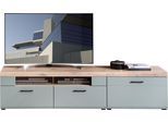 TV-Schrank INNOSTYLE "FUN PLUS II", grün (schilfgrün), T:37cm, FSC-zertifizierter Holzwerkstoff, Schränke, TV-Schrank, 1 Schubkasten, Softclose, ABS Kantenschutz