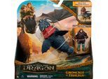 Spielfigur SPIN MASTER "Dragons Movie - Viking & Dragon - Fleischklops & Fischbein", bunt, Spielfiguren, KinderH:7cm T:17cm, Kunststoff, Spielfigur, H:7cm T:17cm
