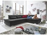 Ecksofa DIE PLANBAR "MP-IN17004 L-Form, Breite 323 cm, mit Federkern-Polsterung", schwarz, B:323cm H:84cm T:260cm, 100% Polyester, Sofas, Ecksofa, inkl. Sitztiefenverstellung, wahlweise weitere Funktionen