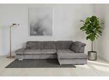 Ecksofa DIE PLANBAR "MP-IN17004 L-Form, Breite 323 cm, mit Federkern-Polsterung", grau (anthrazit), B:323cm H:84cm T:260cm, 88% Polyester, 12% Polyamid, Sofas, Ecksofa, inkl. Sitztiefenverstellung, wahlweise weitere Funktionen