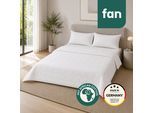 Naturfaserbettdecke FAN "African Cotton, 135x200 cm und weitere Größen", beige, B:135cm L:200cm, Bezug: 100% Baumwolle. Füllung: 100% Lyocell (TENCEL™), Bettdecken, Naturfaserbettdecke, Bettdecke für Winter oder Sommer. Hergestellt in Deutschland
