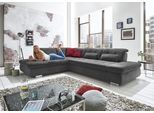 Ecksofa DIE PLANBAR "MP-IN17004 L-Form, Breite 323 cm, mit Federkern-Polsterung", grau (anthrazit), B:323cm H:84cm T:260cm, 100% Polyester, Sofas, Ecksofa, inkl. Sitztiefenverstellung, wahlweise weitere Funktionen