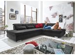 Ecksofa DIE PLANBAR "MP-IN17004 L-Form, Breite 323 cm, mit Federkern-Polsterung", schwarz, B:323cm H:84cm T:260cm, 100% Polyester, Sofas, Ecksofa, inkl. Sitztiefenverstellung, wahlweise weitere Funktionen