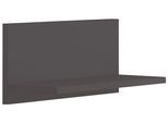 Wandboard WIHO KÜCHEN "Flexi2", grau (front und korpus: anthrazit), B:50cm, Regale, Wandboard, Breite 50 cm