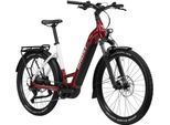 E-Bike GHOST "E-Teru Advanced EQ Low - Bosch Mittelmotor" Gr. 50, rot, Elektrofahrräder, 50cm, 27,5 Zoll (69,85cm)