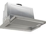 NEFF Flachschirmhaube "D46ED52X1", Energieeffizienz: A, silber (edelstahlfarben), B:59,8cm H:42,6cm T:29cm, Dunstabzugshauben, Effizienter Drive Motor für geruchs- & geräuscharme Küche, Flachschirmhaube