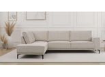 Ecksofa OTTO HOME "OLAND Cord L-Form, B: 289 cm, Skandi-Design", beige (sand), B:289cm H:85cm T:210cm, 92%PES 8%NY, Sofas, Ecksofa, Struktur, Flachgewebe, Luxus-Microfaser, Boucle