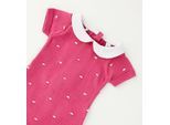 Strampler MINIBANDA "BABY GIRL SUMMER ROMPERS", Kinder, Gr. 6, EURO-Größen, fuchsia, 100% Baumwolle, Overalls