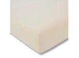 Spannbettlaken ESTELLA "Jersey-Stretch-Spannbetttuch", beige (leinen), B:200cm, Jersey-Elasthan, Obermaterial: 97% Baumwolle, 3% Elasthan, Bettlaken, Spannbettlaken, Der Maßanzug für die Matratze