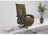 TV-Sessel SIT & MORE "Amica, inkl. Kopfteilverstellung & Drehfunktion", grün (olive), B:74cm H:112cm T:82cm, Sessel, TV-Sessel, wahlweise mit 2 Motoren, Akku und Aufstehhilfe