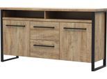 Sideboard OMG DESIGN "Carriba", tropic, B:160cm H:85cm T:45cm, Holzwerkstoff, Sideboards, Sideboard, in zwei Breiten, mit Soft-Close