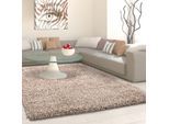 Hochflor-Teppich AYYILDIZ TEPPICHE "Life Shaggy 1500 , auch als Läufer und in Rund erhältlich", beige, B:120cm H:30mm L:170cm, Kunstfaser, Teppiche, Hochflor-Teppich, Langflor, uni, große Farb- und Größenauswahl. Wohnzimmer, alle Räume