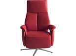 TV-Sessel SIT & MORE "TV Lazy", feuerrot, B:75cm H:117cm T:85cm, Sessel, TV-Sessel, zur Auswahl mit Herz-Waage-Position