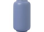 Tischvase OTTO HOME "Ylvii, innen vollständig glasiert und wasserundurchlässig", blau (blau matt), H:22cm Ø:12cm, Keramik, Vasen, Tischvase, aus Keramik, uni matt oder mit glänzender Effektglasur, creme und blau