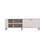 TV-Board HOME AFFAIRE "Sheffield TV-Bank, TV-Schrank, TV-Lowboard, TV-Möbel, Breite 157 cm", kashcmir, B:157cm H:52cm T:40cm, Holzwerkstoff, MDF, Sideboards, TV-Board, Klapptür, 2D-beschichtetes MDF-Profil, Heißprägedetails