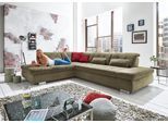 Ecksofa DIE PLANBAR "MP-IN17004 L-Form, Breite 323 cm, mit Federkern-Polsterung", beige (olive), B:323cm H:84cm T:260cm, 100% Polyester, Sofas, Ecksofa, inkl. Sitztiefenverstellung, wahlweise weitere Funktionen