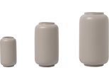 Tischvase OTTO HOME "Ylvii, innen vollständig glasiert und wasserundurchlässig", beige (creme matt), B:12cm H:22cm T:12cm Ø:12cm, Keramik, Vasen, Tischvase, Vasen aus Keramik, uni matt oder mit glänzender, Effektglasur
