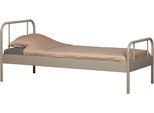 Bettgestell WOOOD "Mata Stahlrahmen pulverbeschichtet, H 90 x B 208 x T 95 cm", beige (90), B:208cm H:90cm L:95cm, Betten, Bettgestell, Matratzenmaß 90x200 cm, einfach zu montierbar, Pfleiglicht