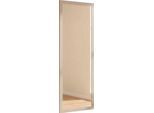 Spiegel BORCHARDT MÖBEL "Panama Spiegel 166x60 rahmen", silber (kaschmir), H:60cm, Glas, Spiegel, Spiegel, Rahmen weiß, hochkant oder quer montierbar