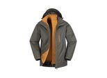 Mountain Warehouse Heren Bracken Extreme 3 in 1 Waterdichte Jas (Groen)