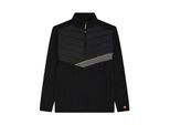 Ellesse Heren Gueza Half Zip Fleece Top (Zwart)