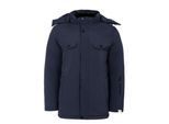 Lee Cooper Heren Pufferjas met capuchon (Marine)