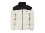Firetrap Heren Kleurblok Corduroy Gequilt Pufferjack (Beige)