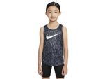 Nike Set met top en korte broek met dierenprint van fineer voor kinderen (Zwart)