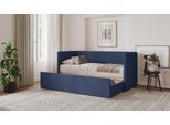 BRUNO Flexibett 80x200 in Blau | Tagesbett inkl. Matratze & Lattenrost