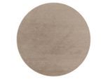 Paco Home Kurzflorteppich, Taupe, Textil, Rund, 200x200 cm, strapazierfähig, für Fußbodenheizung geeignet, Teppiche & Böden, Teppiche