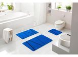 Badematte BATEX "Vedia", blau, H:27mm, Polyacryl, Badematten, Badematte, extra weiches und pflegeleichtes Garn