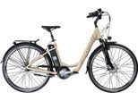 E-Bike ZÜNDAPP "Z517" Gr. 48, weiß (elfenbein, schwarz), Elektrofahrräder, 48cm, 28 Zoll (71,12cm), Pedelec, Elektrofahrrad für Damen u. Herren