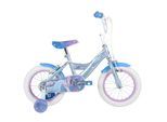 Kinderfahrrad HUFFY "Huffy Disney Frozen 14-Zoll-Fahrrad", blau, Fahrräder, Kinder, 14 Zoll (35,56cm) hinten: 14 Zoll (35,56cm)