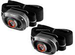 LED Stirnlampe NEBO "Nebo MYCRO 250 (2 pack)", schwarz (grau), H:3cm L:4,7cm T:3,2cm, Aluminium, Mobilleuchten