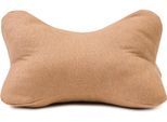 Nackenrolle GÖZZE "Darco" Gr. 1, braun (caramel), B:25cm L:40cm, Polyester, Funktionskissen, Nackenrolle
