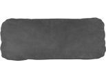 Dekokissen DIE PLANBAR "PN-EM18063 Nierenkissen bestehend aus 1 Stk.", grau (graphit), B:58cm H:25cm L:15cm, Leder, Dekokissen_Sitzkissen_Kissenhüllen, hochwertiges Nubuk-Anilin-Leder