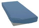 Spannbettlaken ELEGANTE "Mako-Jersey", blau (jeans), 1 Stk., Mako-Jersey, 120x200 28cm, Mako-Jersey, Obermaterial: 97% Baumwolle, 3% Elasthan, Bettlaken, Spannbettlaken, in hochwertiger Qualität mit Elasthan-Anteil