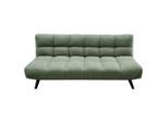 Mid.you Schlafsofa Clarion, Grün, Holz, Kautschukholz, massiv, 3-Sitzer, 183x78x92 cm, Liegefunktion, Kinder- & Jugendzimmer, Jugendmöbel, Jugendsofas