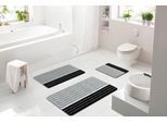 Badematte BATEX "Tandea", grau, H:27mm, Polyacryl, Badematten, Badematte, extra weiches und pflegeleichtes Garn