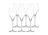 Champagnerglas STÖLZLE "Champagnergläser Prestige 345 ml 6er Set transparent", bunt (transparent), Glas, Trinkgefäße, Champagnerglas