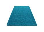 Ayyildiz , Türkis , Textil , Uni , rechteckig , 300x400 cm , Oeko-Tex® Standard 100 , für Fußbodenheizung geeignet, schmutzabweisend, für Hausstauballergiker geeignet, lichtunempfindlich, antistatisch, pflegeleicht, strapazierfähig, leicht zusammenrollbar ,