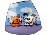 Dekovase GOEBEL "Ed Heck - Little Angels", bunt, B:24cm H:21cm T:11,5cm, Porzellan, Vasen, Dekovase, 21 cm