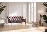 2,5-Sitzer OTTO HOME "Amber", rosa (rose, rot), B:173cm H:97cm T:87cm, 100% Polyester, Sofas, 2 5-Sitzer, mit Knopfheftung,in verschieden Stoffarten