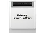 BAUKNECHT teilintegrierbarer Geschirrspüler "OBBC Ecosilent2 9760", Energieeffizienz: A, weiß (edelstahl), B:59,8cm H:85cm T:55,5cm, Geschirrspüler, ActiveDry – automatische Türöffnung für bessere Trockungsergebnisse, teilintegrierbarer Geschirrspüler
