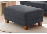Hocker OTTO HOME "Gotland", grau (dunkelgrau), B:101cm H:45cm T:66cm, 90% Polyester/10% Polyamid Luxus-Microfaser (100% Polyester);Struktur (100% Polypropylen);Luxus-Microfaser (100% Polyester), Hocker, Hocker