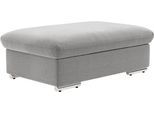 Polsterhocker SIT & MORE "Valantine, B: 101 cm", grau, B:102cm H:43cm T:68cm, 100% Polyester, Hocker, Polsterhocker, individuell zu kombinieren