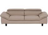 3-Sitzer OTTO HOME "Pilot", sand, B:218cm T:108cm, Sofas, 3-Sitzer, Big-Sofa mit Kopfteilverstellung